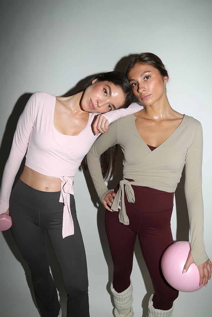 Ballerina Wrap Top Olive