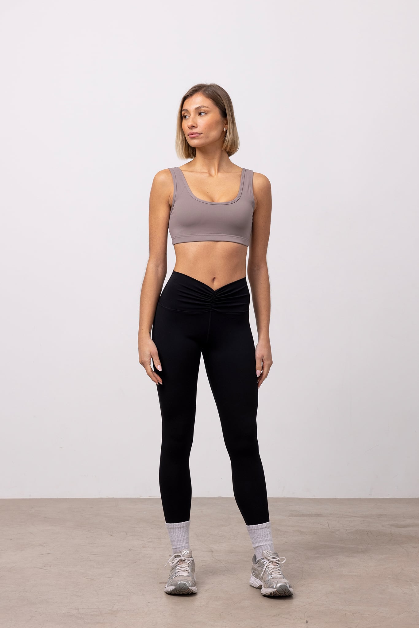 Latte Scrunch Pants Black