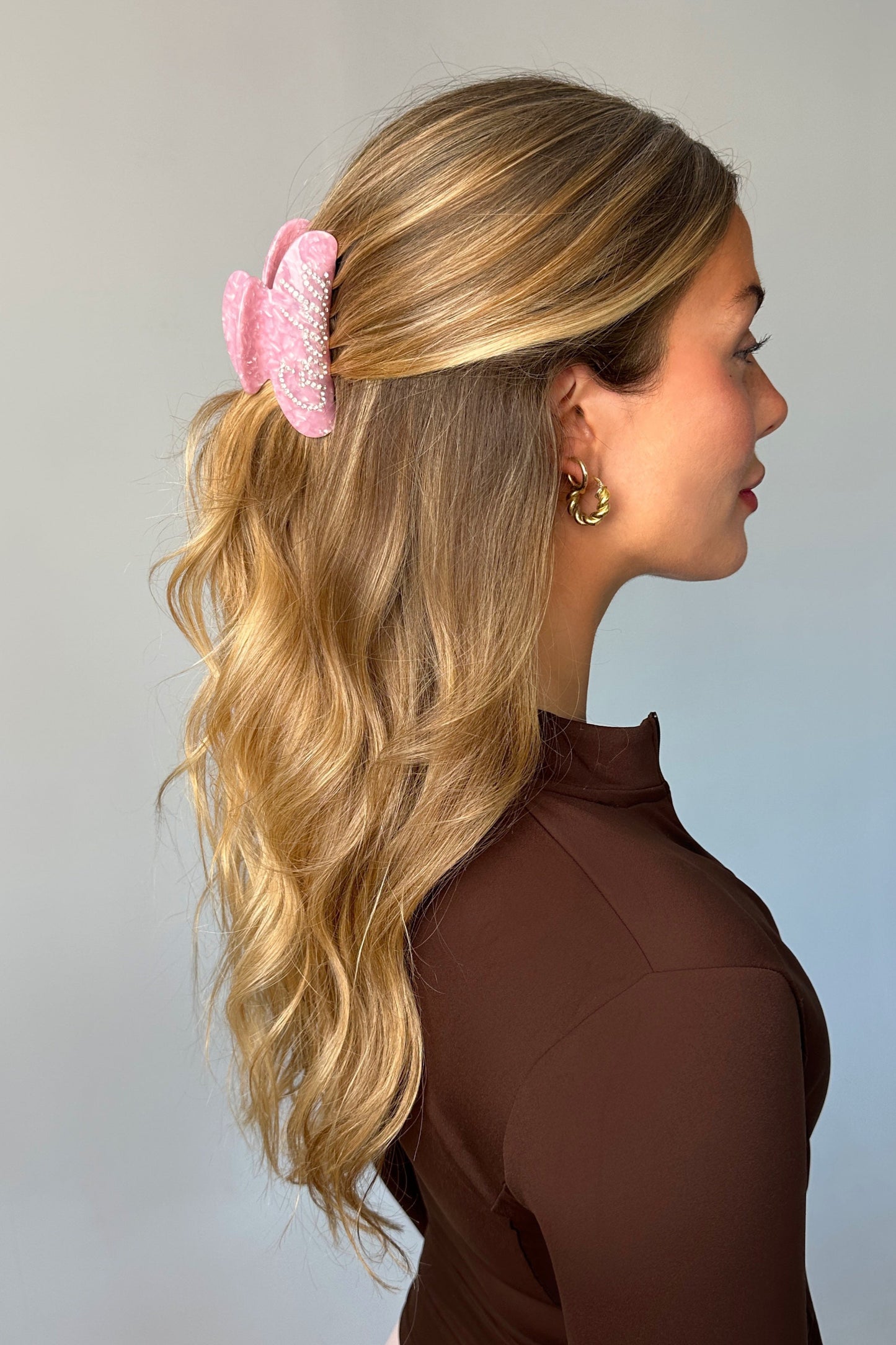 Angel Sundae Clip in Soft Pink