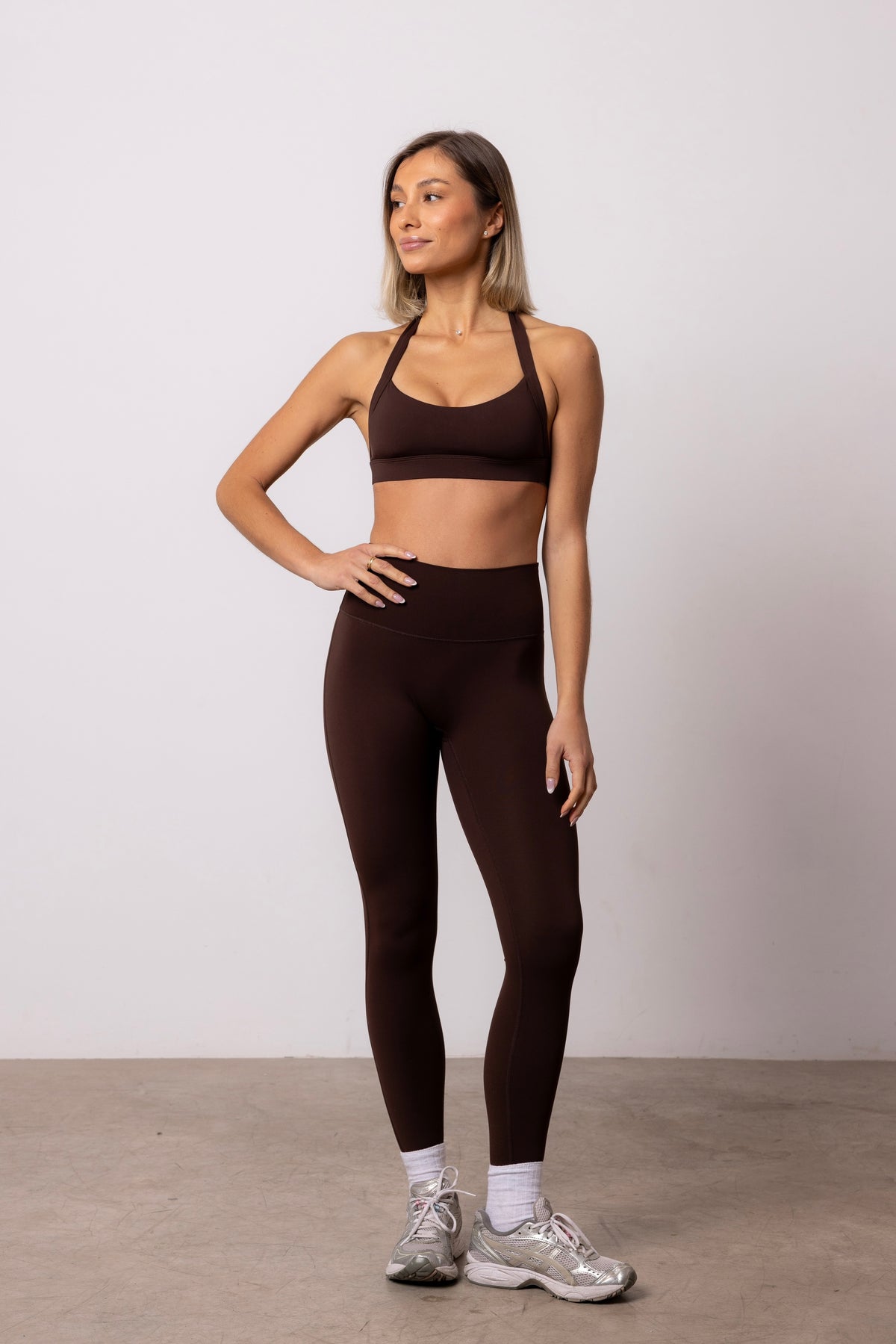 Serena Halter Top Hot Cocoa