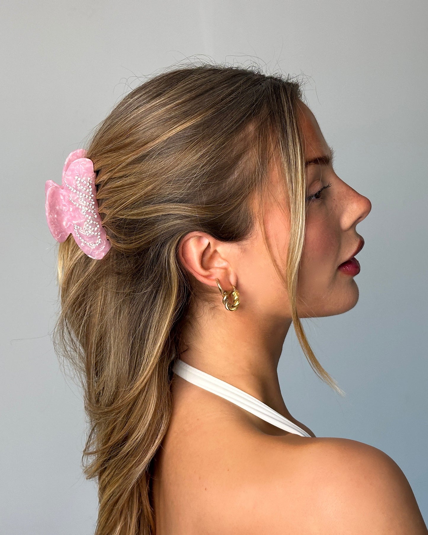 Angel Sundae Clip in Soft Pink