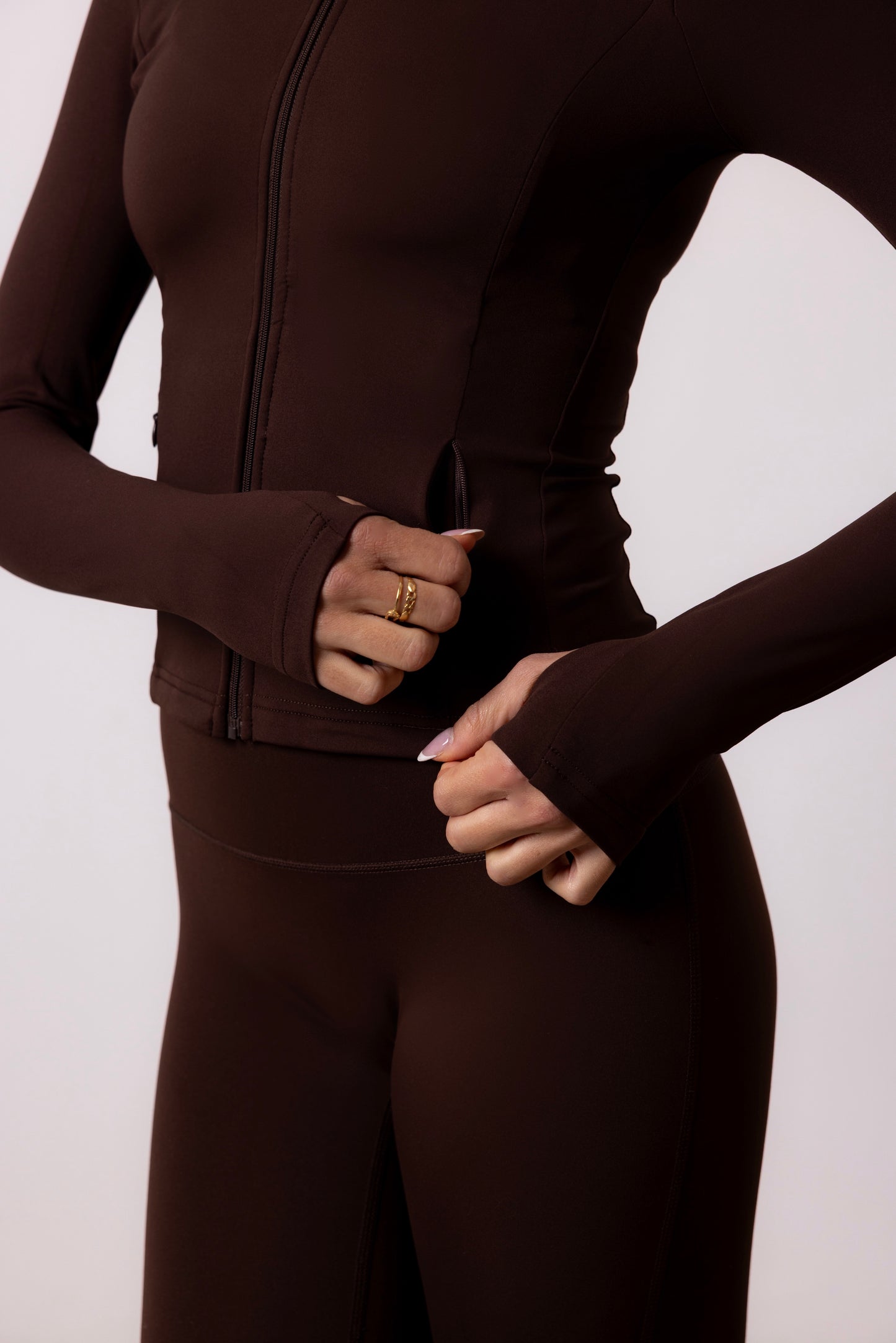 Zip-up Jacket Hot Cocoa